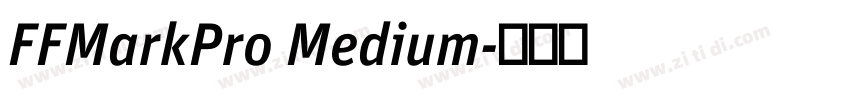 FFMarkPro Medium字体转换